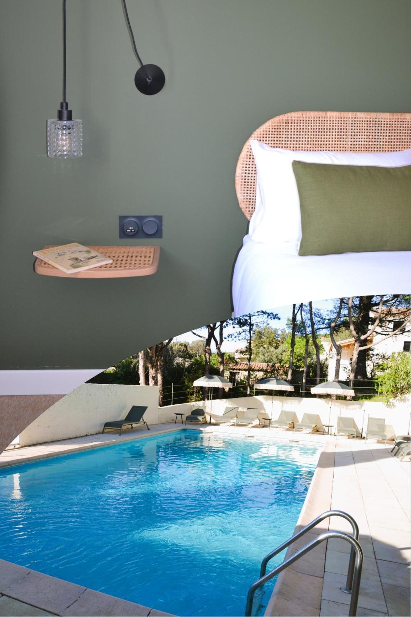 Hotel La Garrigue & Bar Piscine Venasque Exterior photo