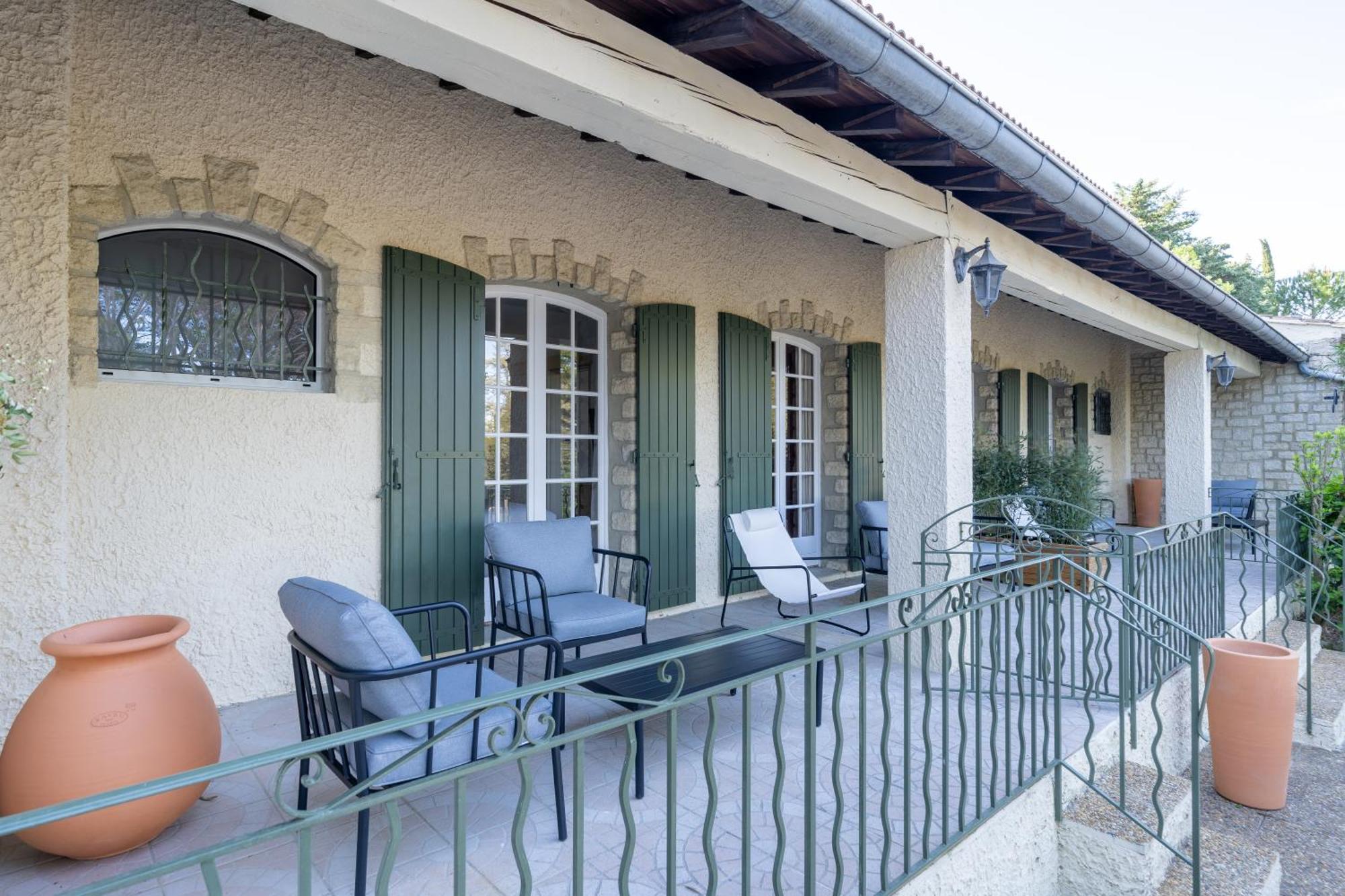 Hotel La Garrigue & Bar Piscine Venasque Exterior photo